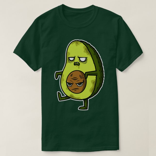 Zombie avocado Classic TShirt (Design Front)