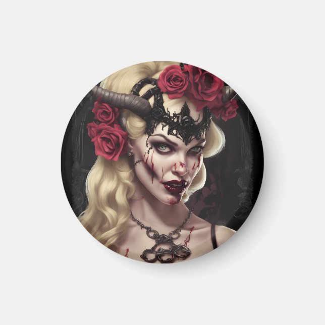 Zombie Babe 06 Magnet (Front)