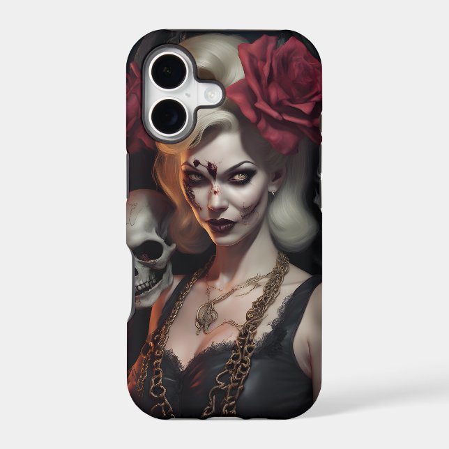 Zombie Babe 07 Iphone Case (Back)