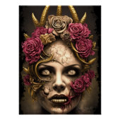 Zombie Babe Glossy Poster (Front)