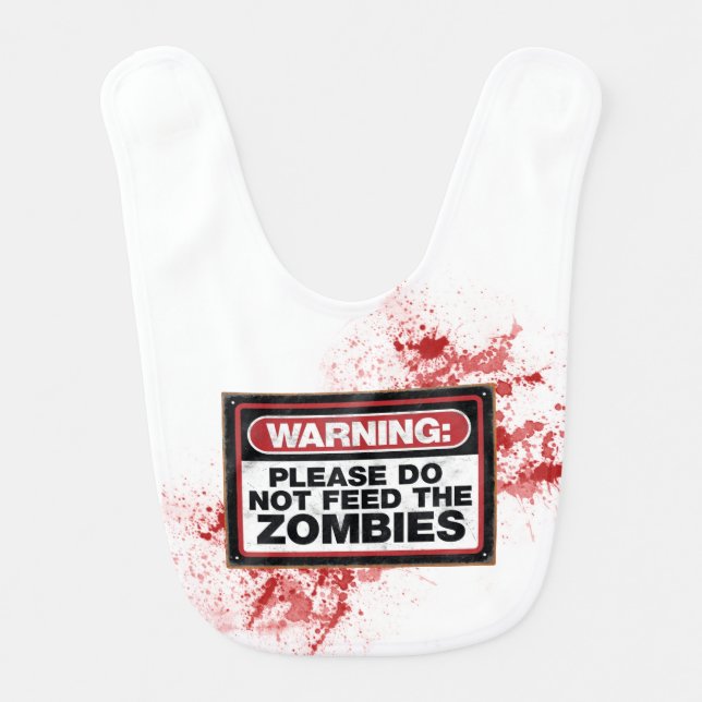Zombie baby bib (Front)