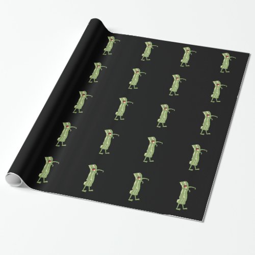 Zombie bacon wrapping paper wrapping paper