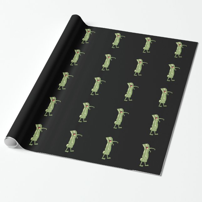 Zombie bacon wrapping paper! wrapping paper (Unrolled)