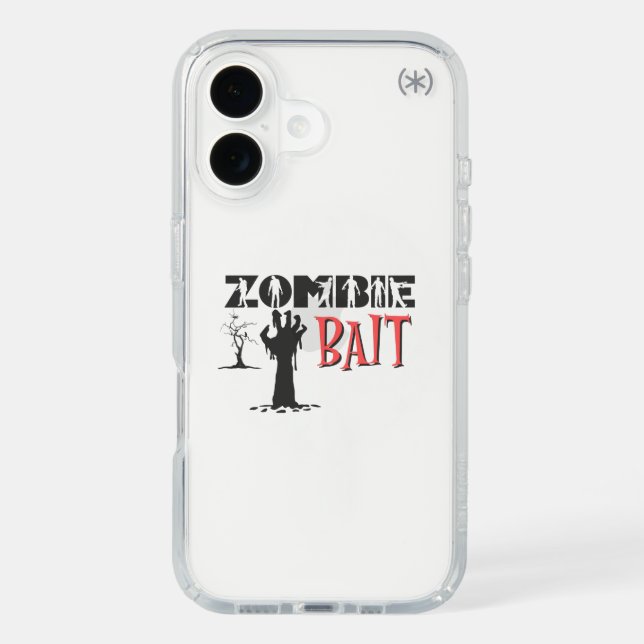 Zombie bait iphone 16 phone case (Front)