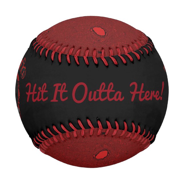 Zombie,Baseball -Hit It Outta Here Baseball (Back)