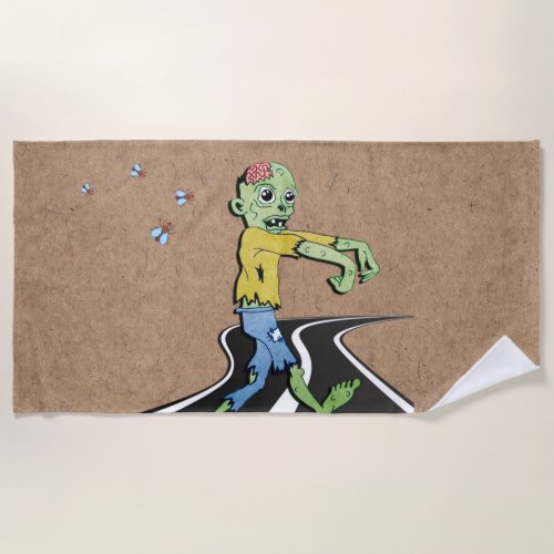 Zombie Beach Towel