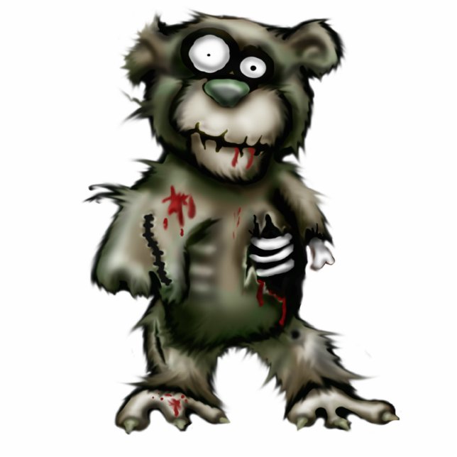 zombie bear statuette (Front)