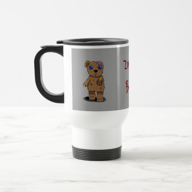 Zombie Bear Travel Mug (Left)