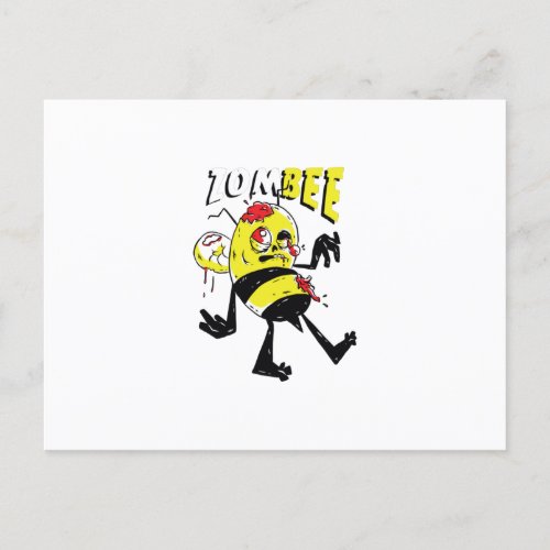 Zombie Bee Postcard