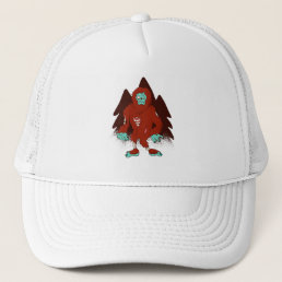 Zombie Bigfoot Trucker Hat