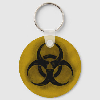 Zombie Biohazard Keychain
