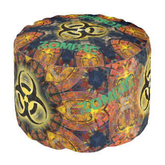 Zombie Biohazard Pouf