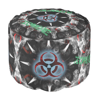 Zombie Biohazard Pouf