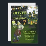 Zombie Birthday Boy Invitation<br><div class="desc">We are calling all fearless kids to join us for a spine-chillingly fun Zombie Birthday Boy Invitation! Our hilarious and scary Halloween-themed invitations are the perfect way to summon all the little monsters to celebrate in style and embark on a thrilling adventure at the undead bash of the year. Prepare...</div>