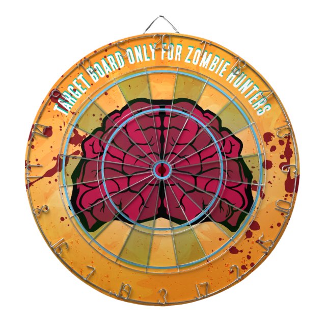 Zombie Birthday Halloween Kids Party  Dart Board (Front)