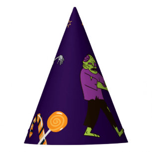 Zombie Birthday Kids Party Hat
