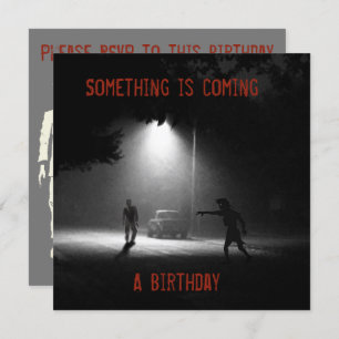 ZOMBIE BIRTHDAY PARTY INVITATION by Jetpackcorps