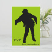 Zombie Black Silhouette (Standing Front)