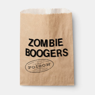 Zombie Boogers Trick or Treat Favor Bag