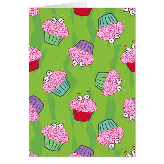 Zombie Brain Cupcake Pattern (Front)