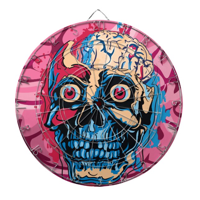 Zombie Brain Dart Board (Front)