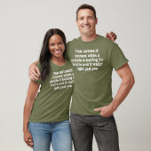 Zombie Brain Humor T-Shirt (Unisex)