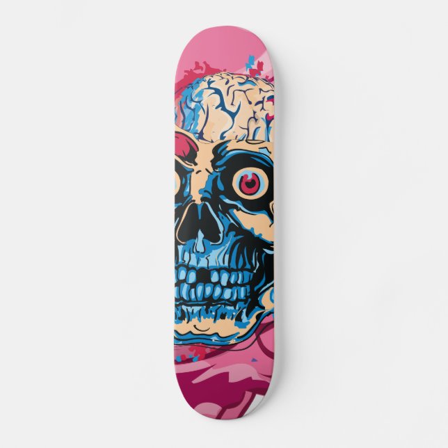 Zombie Brain Skateboard Deck (Front)