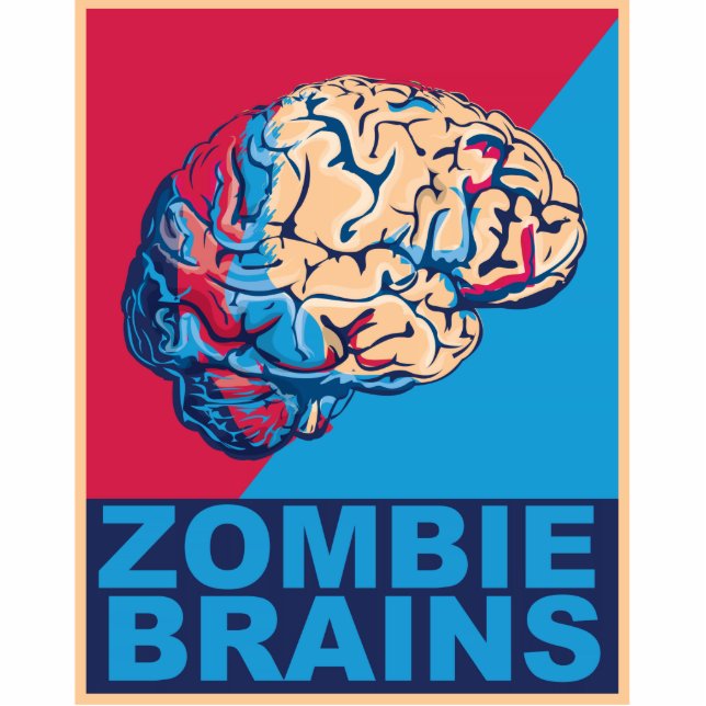 Zombie Brain Statuette (Front)