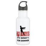 Zombie Brains Dinner Water Bottle at Zazzle