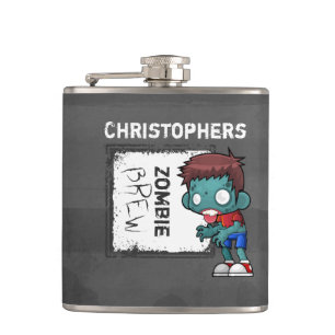 Zombie Brew Creepy Cool Flask