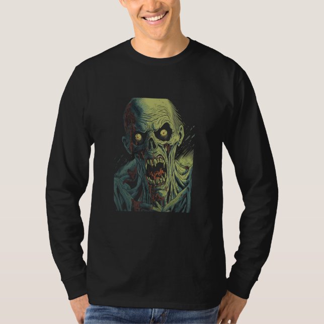 Zombie by Haunted Horror Halloween 4 T-Shirt (Front)