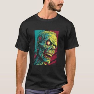 Zombie by Haunted Horror Halloween 9 T-Shirt