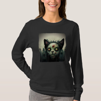 Zombie Ca Aesthetic Evil Scary Horror Halloween 2 T-Shirt
