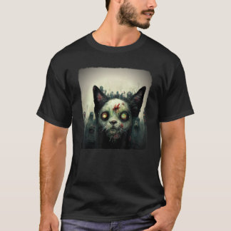 Zombie Ca Aesthetic Evil Scary Horror Halloween 2 T-Shirt