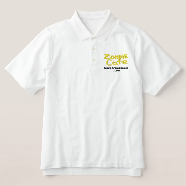 Zombie Cafe Polo Red (Design Front)