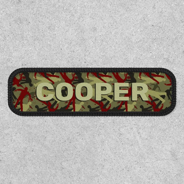 Zombie Camo Name Template Patch (Front)