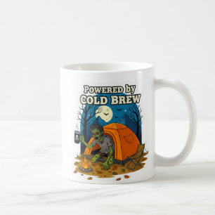 Zombie Camper Powered by Cold Brew Coffee Mug