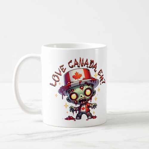 Zombie Canada Day Coffee Mug