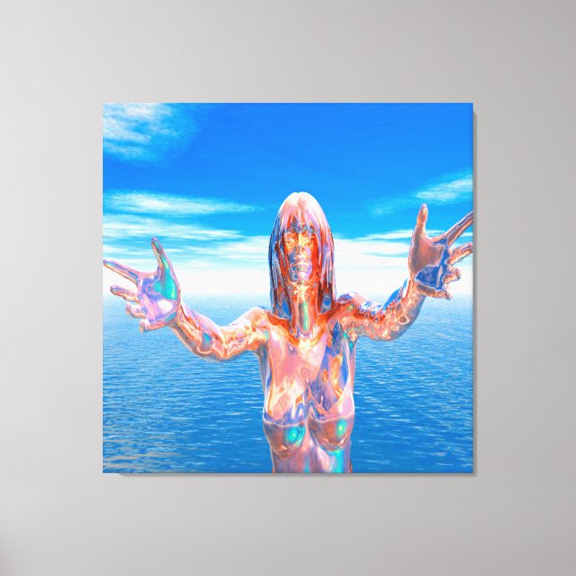 Zombie Canvas Print (Front)