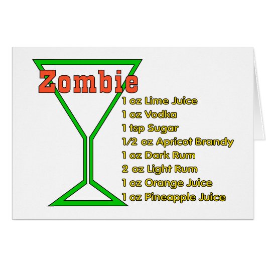 Zombie Cards (Front Horizontal)