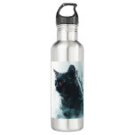 Zombie Cat Apocalypse Stainless Steel Water Bottle