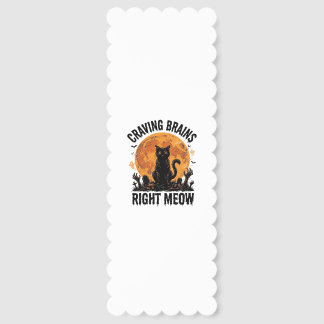 Zombie Cat Halloween Vintage Engraving Shirt Art_1 Bookmarks