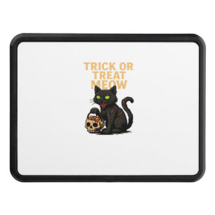 Zombie Cat – Trick or Treat Meow Halloween Design Hitch Cover