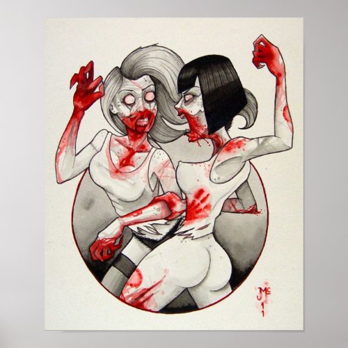 Zombie Catfight Poster