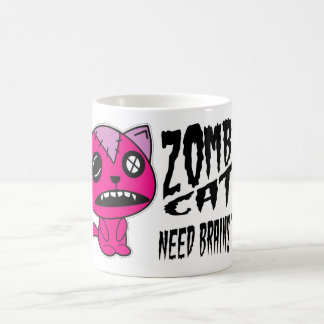 Zombie Cats need Brains Too! Coffee Mug