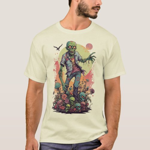 Zombie Chaos Mens T_Shirt