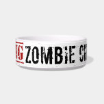 Zombie Chinchilla Bowl<br><div class="desc">Prevent lawsuits by warning passersby of your pet's undead status with this zombie warning food bowl!</div>