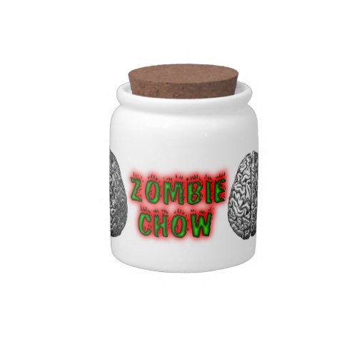 Zombie Chow Candy Jar