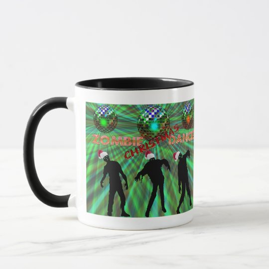 Zombie Christmas Disco Dance Mug