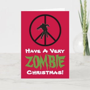 ZOMBIE Christmas Funny Greeting Card